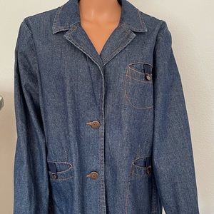 Havana Jack’s Cafe Plus Size 3X Jean Blazer Jacket